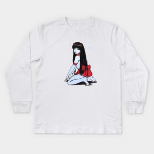 Sailor Mars Kids Long Sleeve T-Shirt